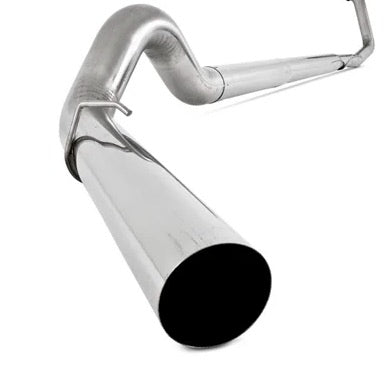 2011-2022 FULLY POLISHED T304 STAINLESS Ford 6.7 Stainless Steel 5" Full Exhaust - Full Throttle Equipment