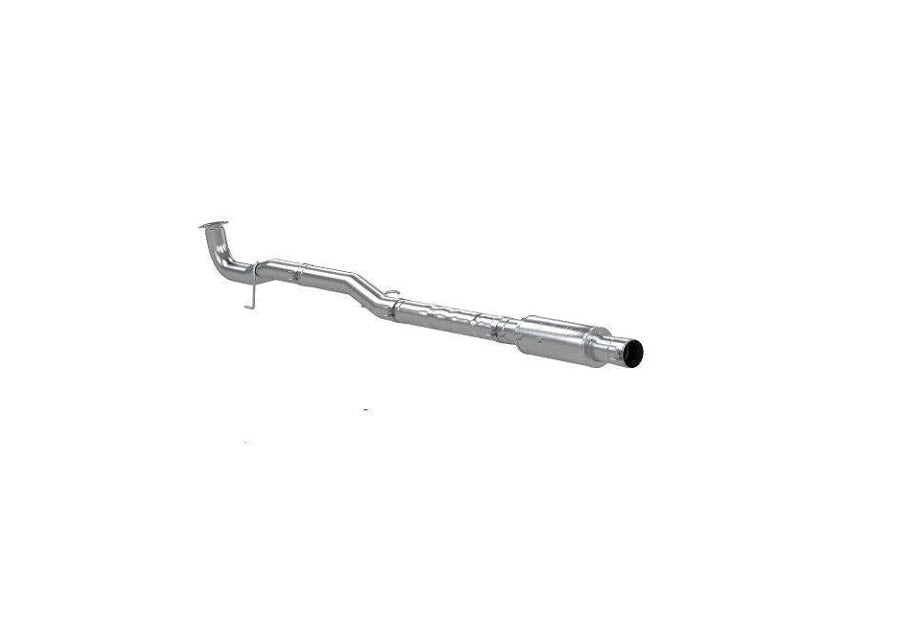 2017-2023 Duramax 6.6 Stainless Steel 4" Race Pipe - WITH MUFFLER - Full Throttle Equipment