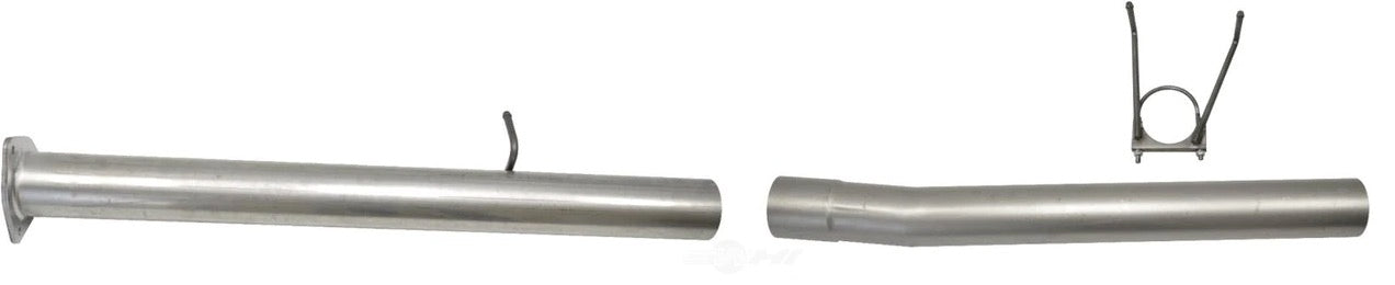2013-2018 Dodge Ram Cummins 6.7 Stainless Steel Race Pipe - 4" - WITH MUFFLER - Full Throttle Equipment