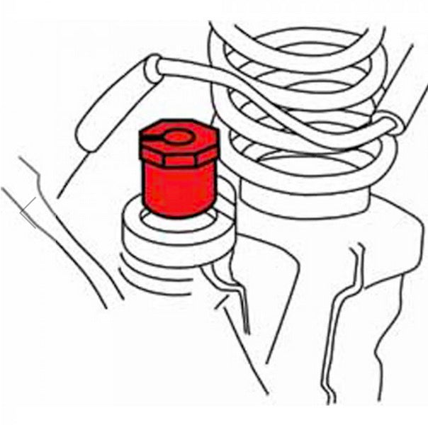 PPD 2.5 Degree Caster Shims for 2005 - 2021 Super Duty 4WD - PAIR - Full Throttle Equipment