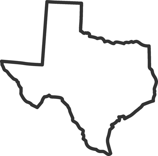 State Outline Vinyl Decal