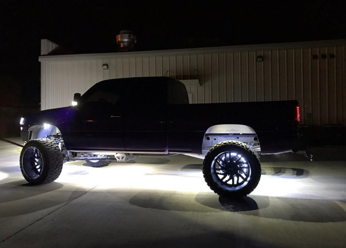 DOUBLE ROW RGBW WHEEL LIGHTS