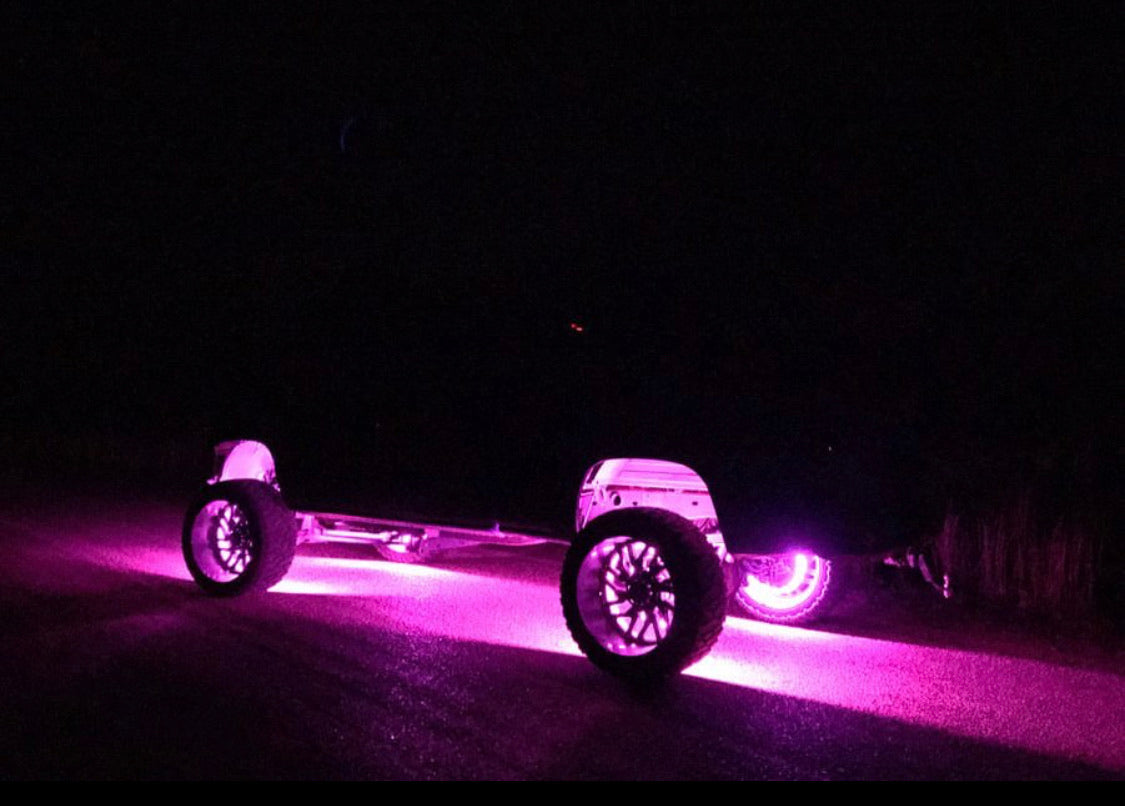 DOUBLE ROW RGBW WHEEL LIGHTS