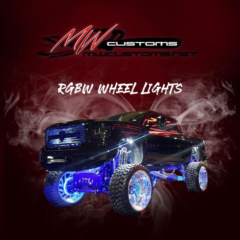DOUBLE ROW RGBW WHEEL LIGHTS