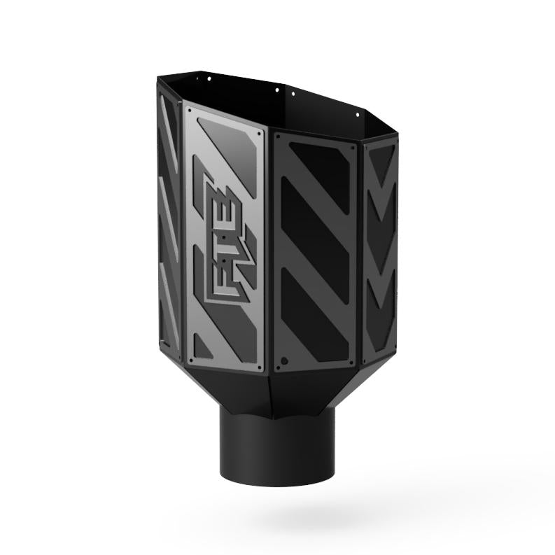 8" Octagon Overlay Exhaust Tip - Full Throttle Equipment