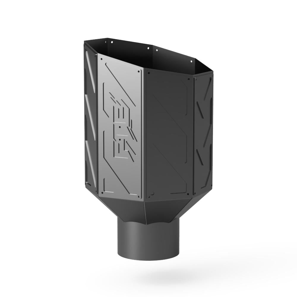 8" Octagon Overlay Exhaust Tip