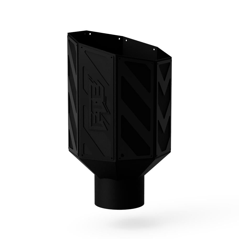 8" Octagon Overlay Exhaust Tip