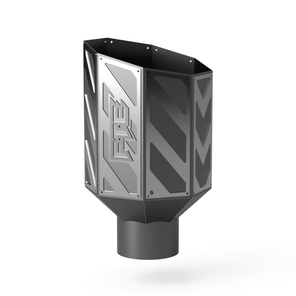 8" Octagon Overlay Exhaust Tip - Full Throttle Equipment