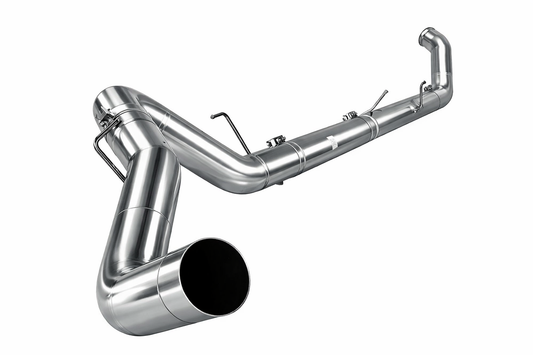 2013-2018 FULLY POLISHED T304 Dodge RAM 6.7 Stainless Steel 5" Full Exhaust - Full Throttle Equipment