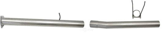 2013-2018 Dodge Ram Cummins 6.7 Stainless Steel Race Pipe - 4" - WITH MUFFLER