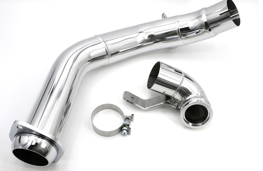 2020-2025 Ford 6.7 4" Downpipe - T304 Polished - Full Throttle Equipment