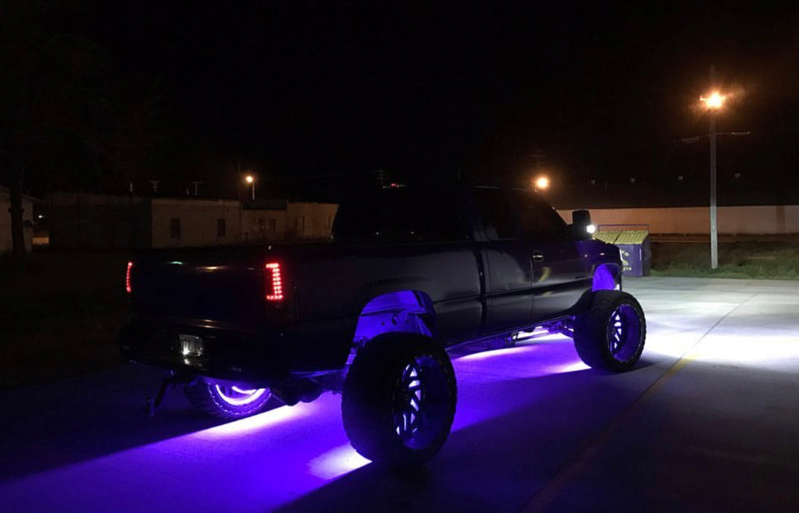 DOUBLE ROW RGBW WHEEL LIGHTS